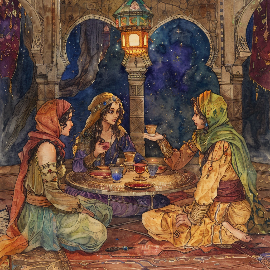Arabian nights storytelling