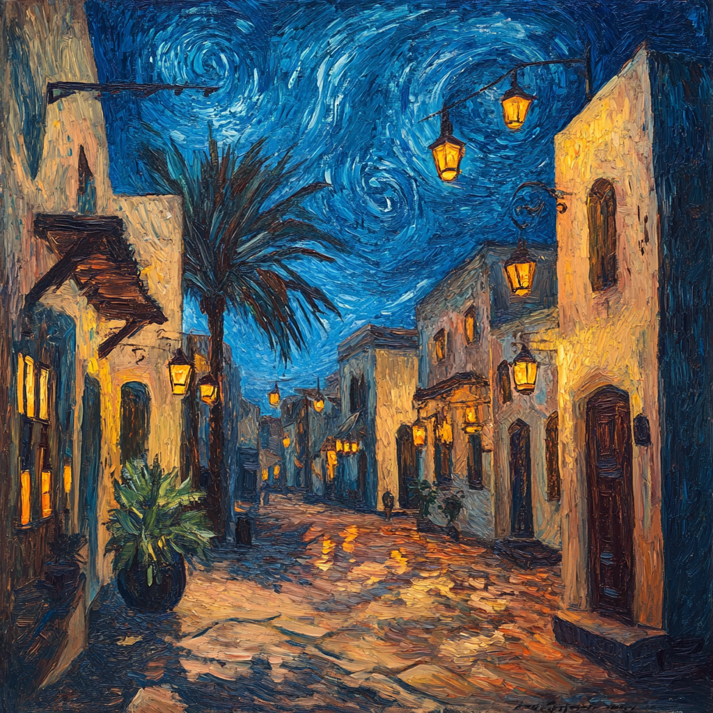 Night Scene in Al-Balad